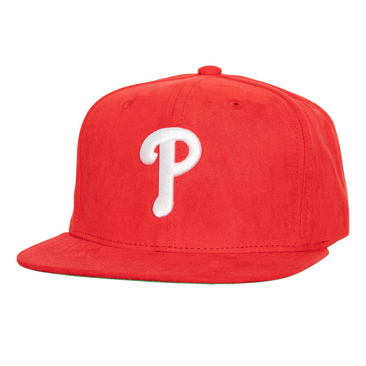 Philadelphia Phillies Mitchell & Ness Sweet Suede Snapback Hat