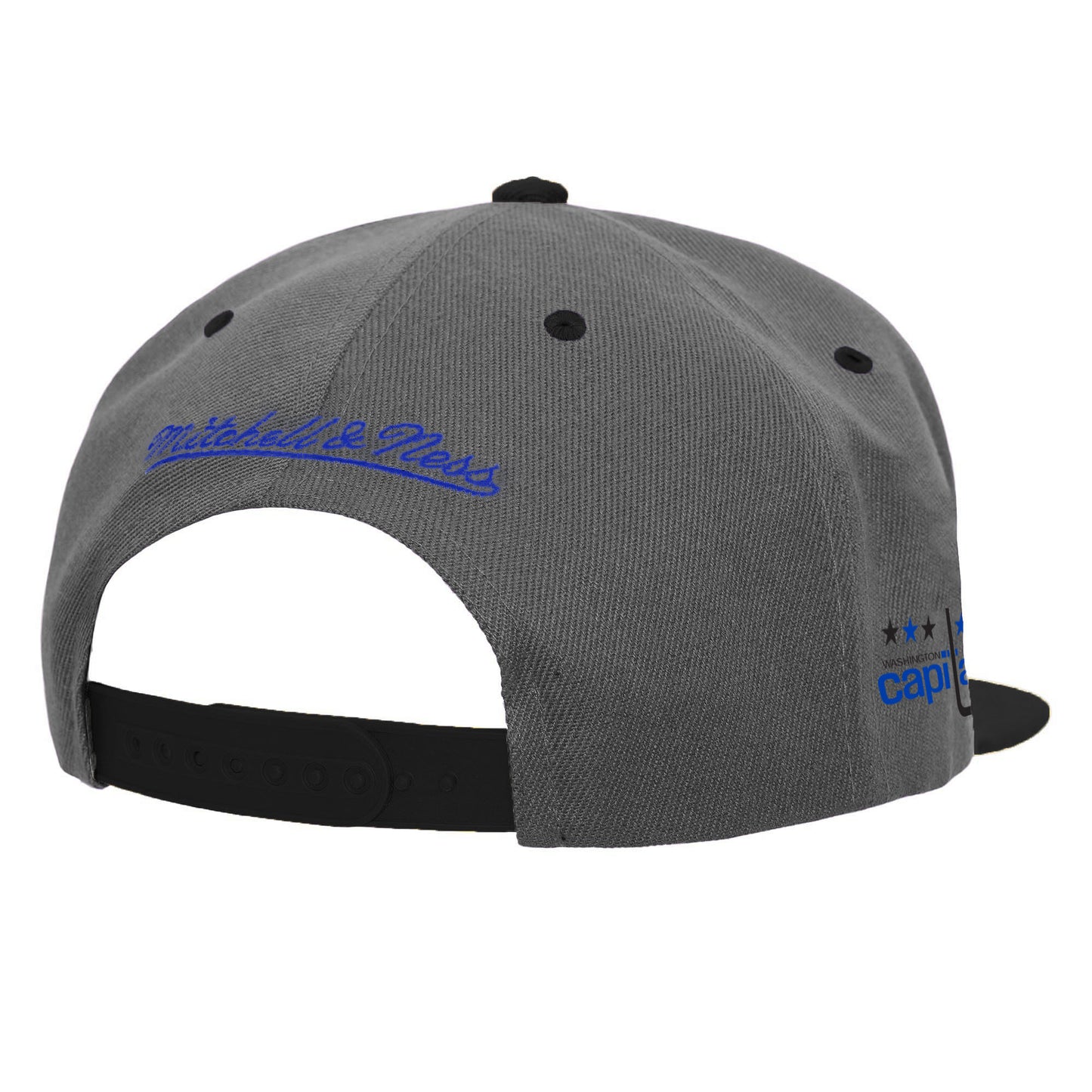Washington Capitals Mitchell & Ness Storm Front Snap Back Gray Hat