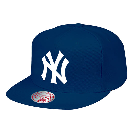 New York Yankees Mitchell & Ness Back To Basics 100th Anniversary Snap Back Hat