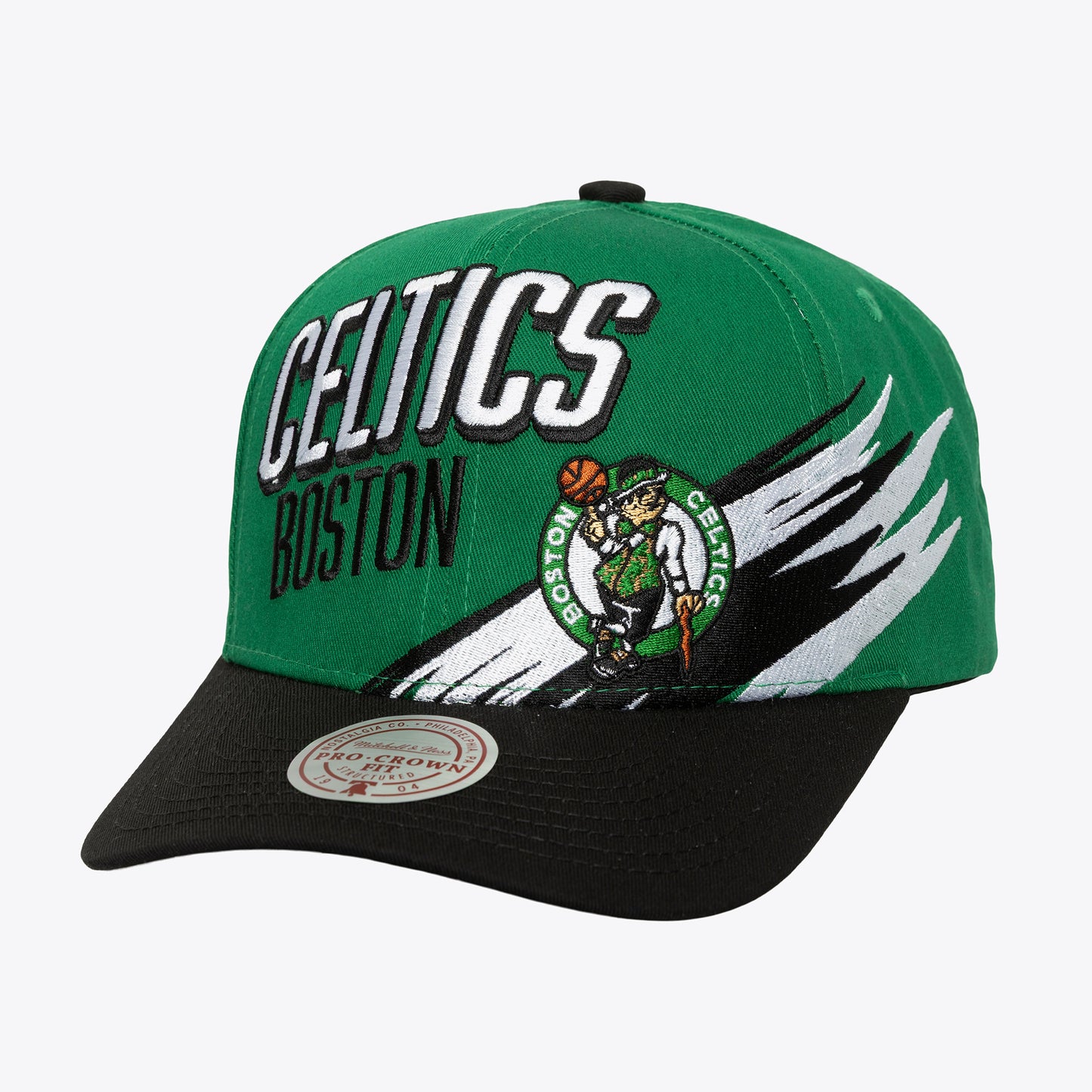 Boston Celtics Mitchell & Ness Zoom  Pro Snapback Hat