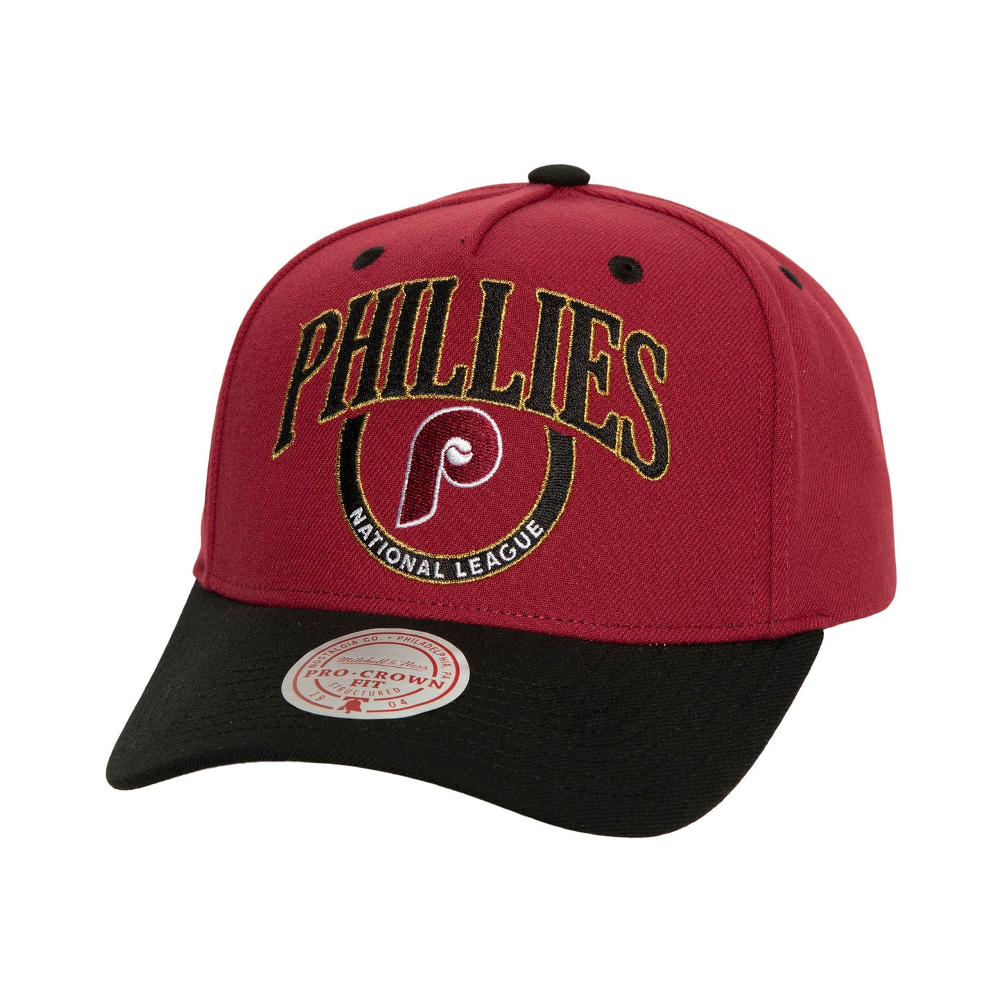 Philadelphia Phillies Mitchell & Ness Cooperstown Crown Jewels Pro Snapback Hat