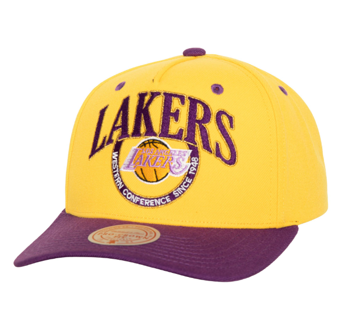 Los Angeles Lakers Mitchell & Ness Crown Jewels Pro Snapback Hat