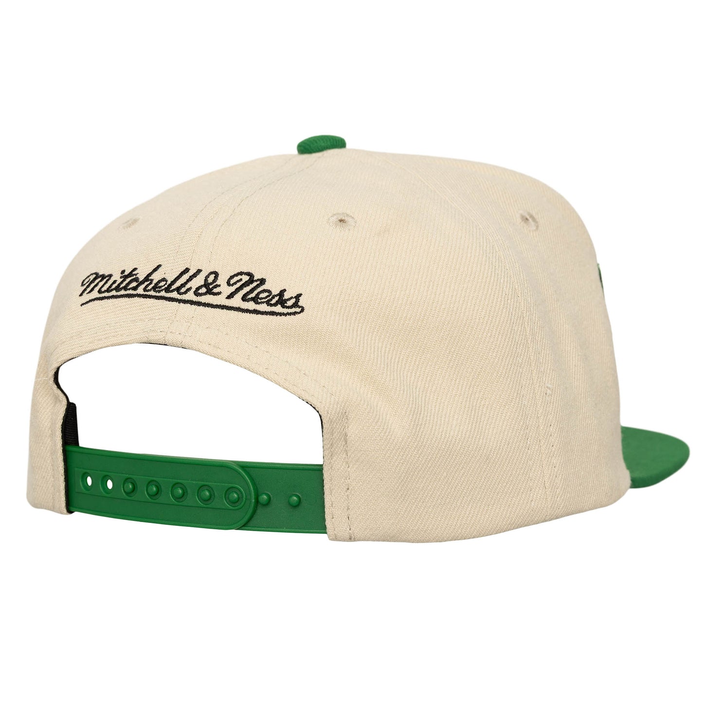 Boston Celtics Mitchell & Ness Across The Board Cream Snapback