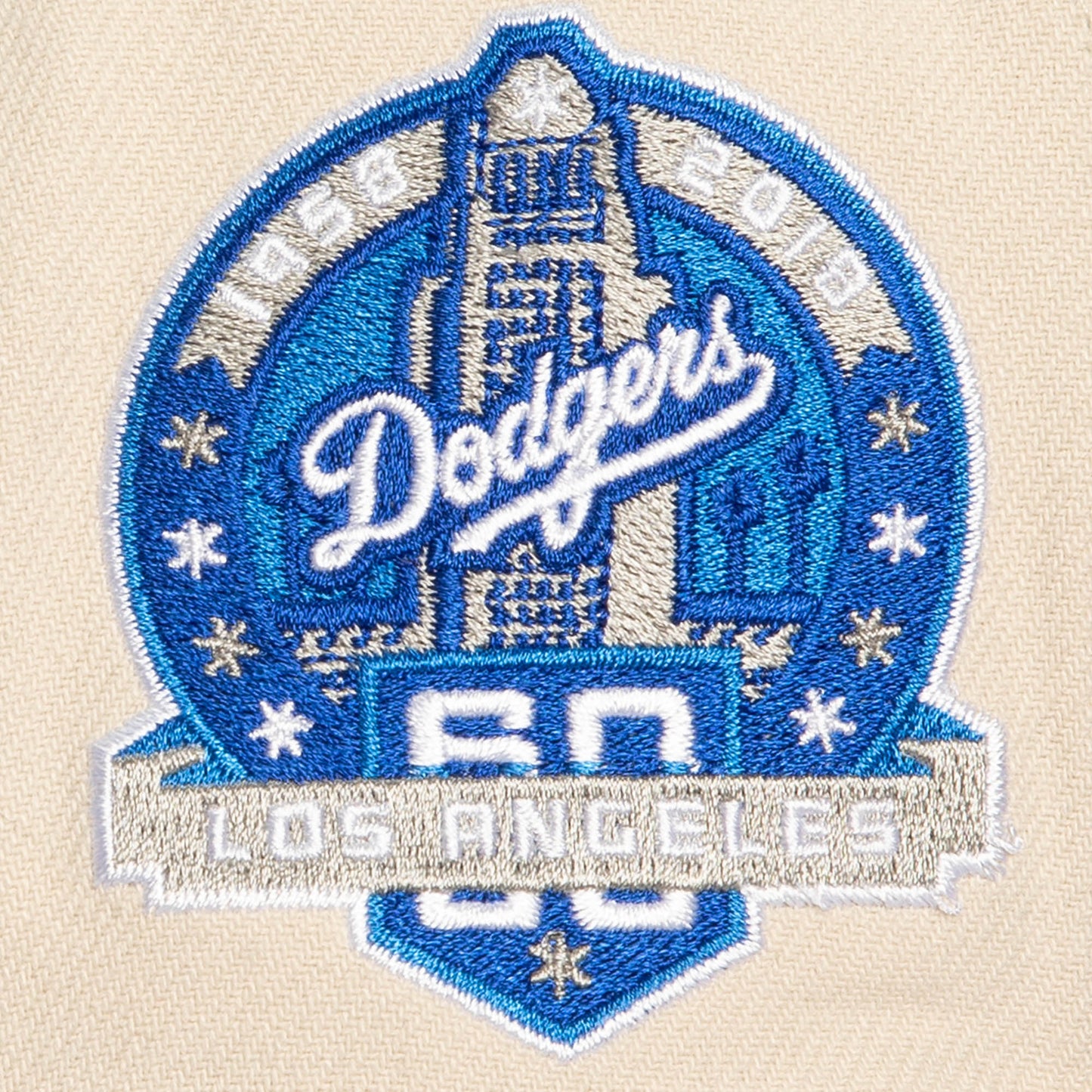 Los Angeles Dodgers Mitchell & Ness Military Blue Anniversary Snap Back Hat