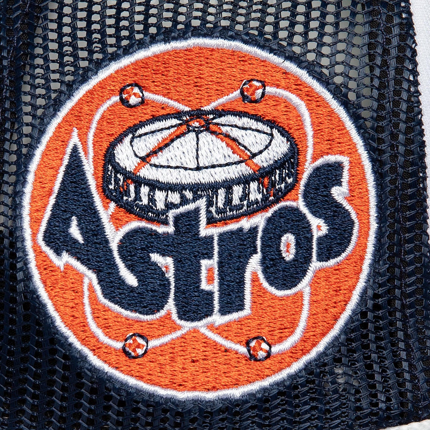 Houston Astros Mitchell & Ness Blocker Foam Trucker Snap Back Hat