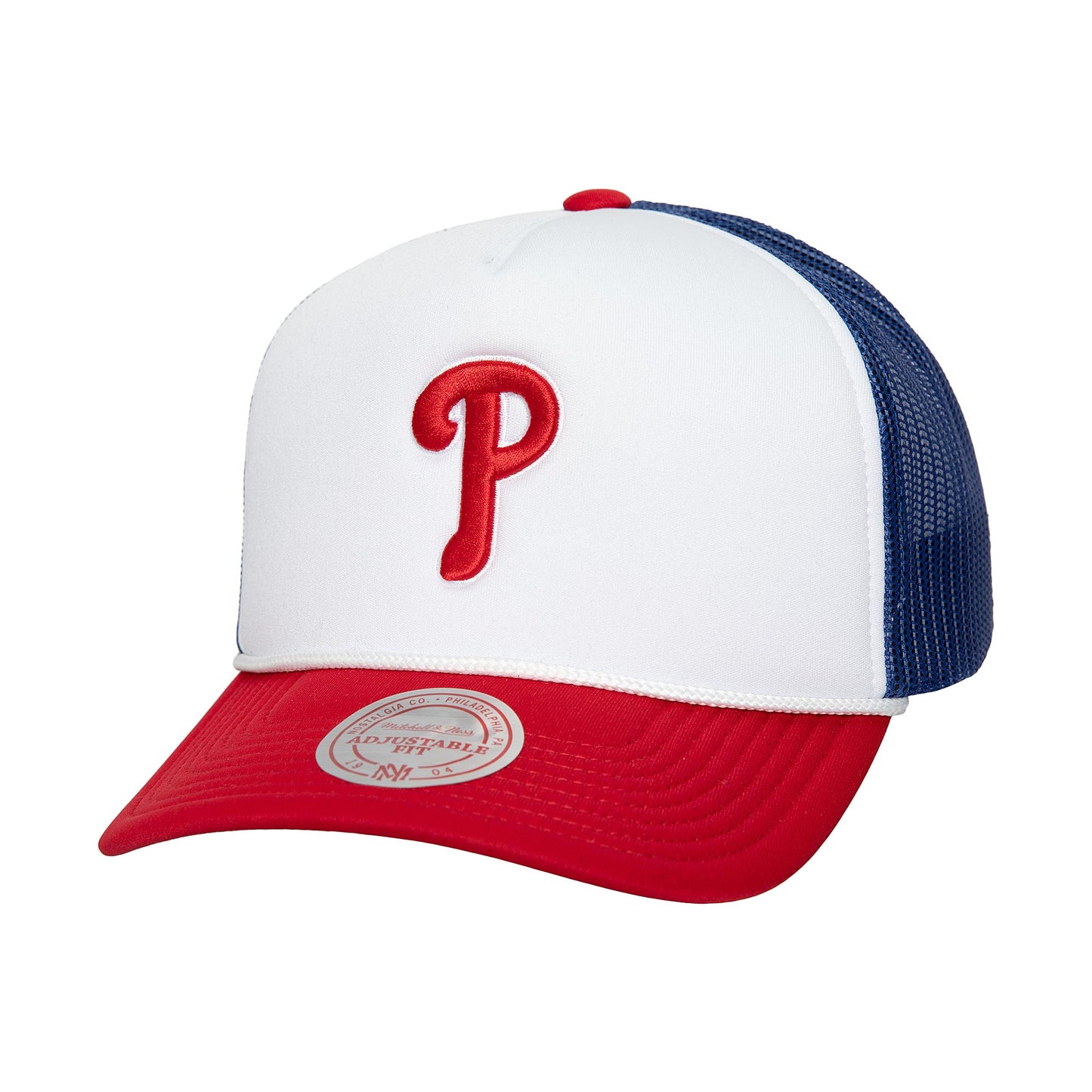 Philadelphia Phillies Mitchell & Ness Blocker Foam Trucker Snap Back Hat
