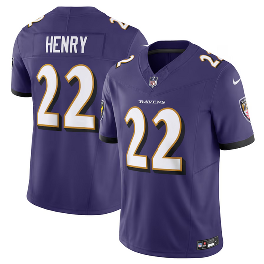 Baltimore Ravens Nike Derrick Henry #22 Men's F.U.S.E  Purple Jersey