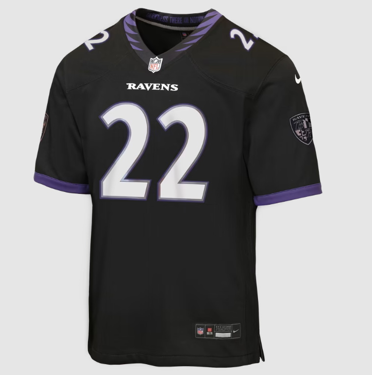 Baltimore Ravens Nike #8 Derrick Henry  Pre-school Kids Jersey- Darkness Black