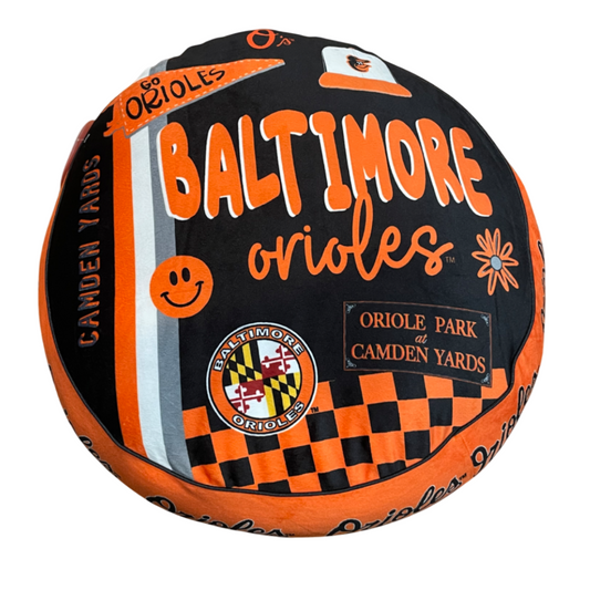 Baltimore Orioles Pegasus Circle Squish Pillow
