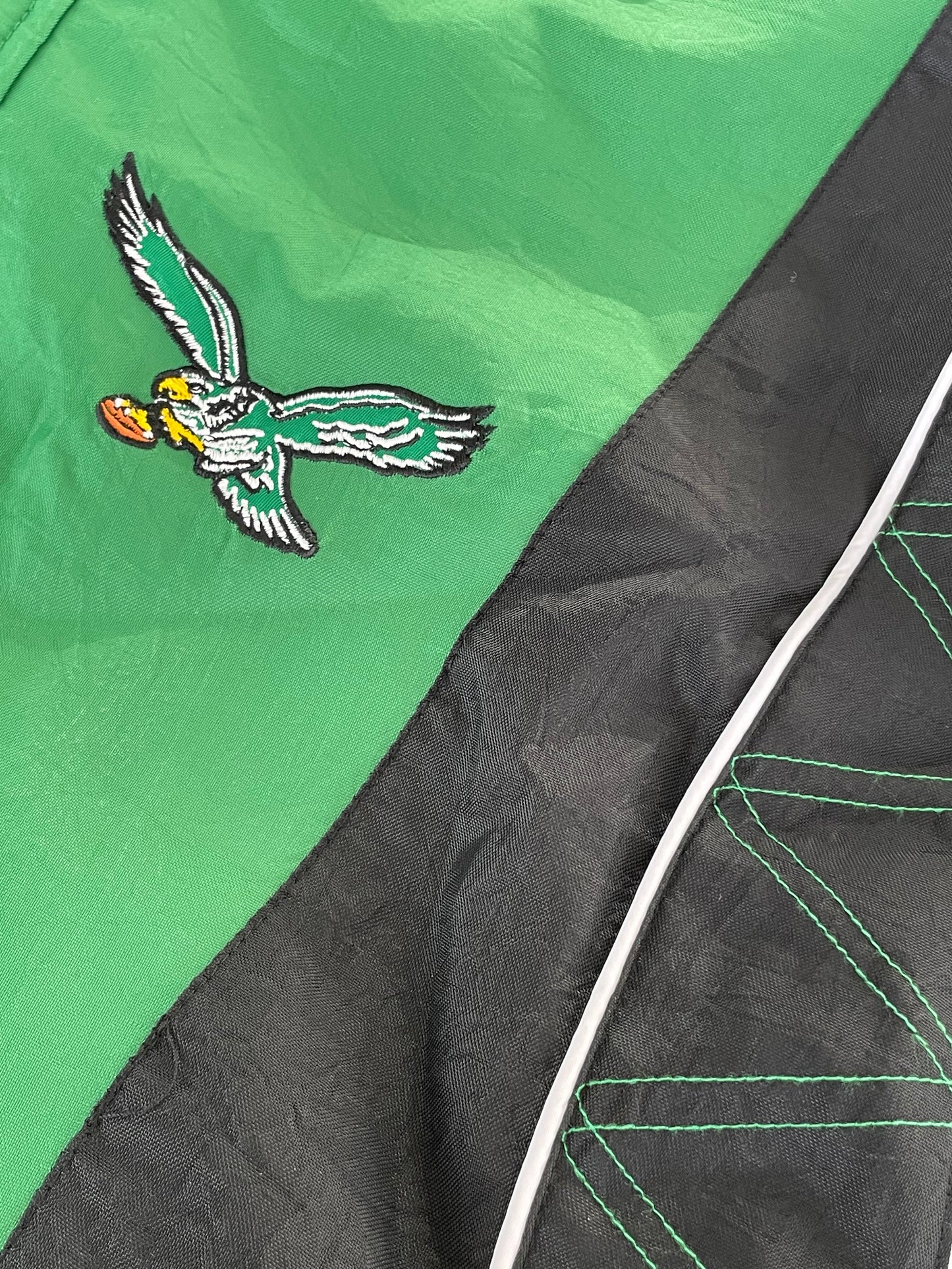 Philadelphia Eagles Starter Charger 1/2 Zip Pullover Men's Hooded Jacket
