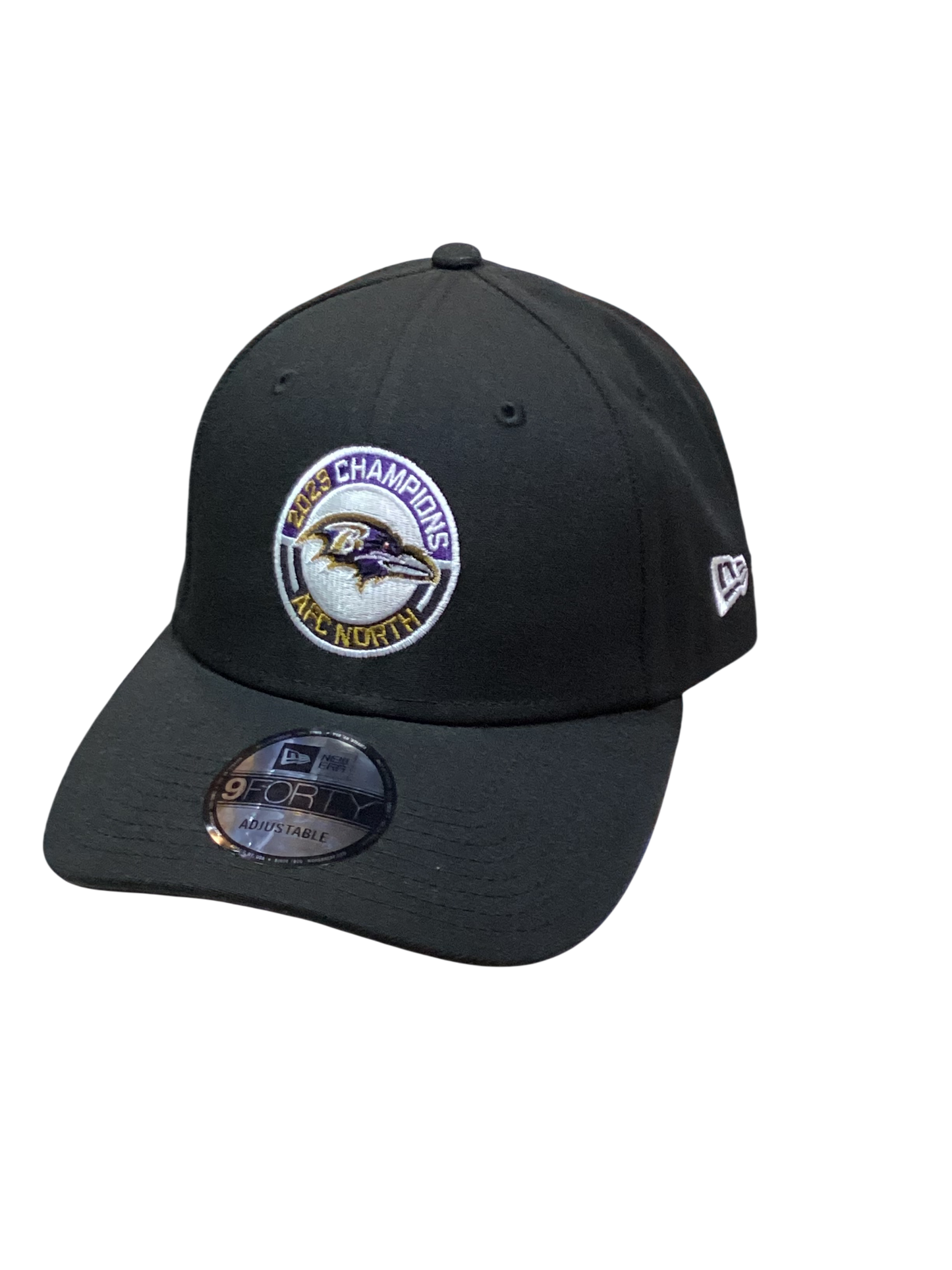 Baltimore Ravens '23 Circle AFC North Champions 9Forty Hat - Black