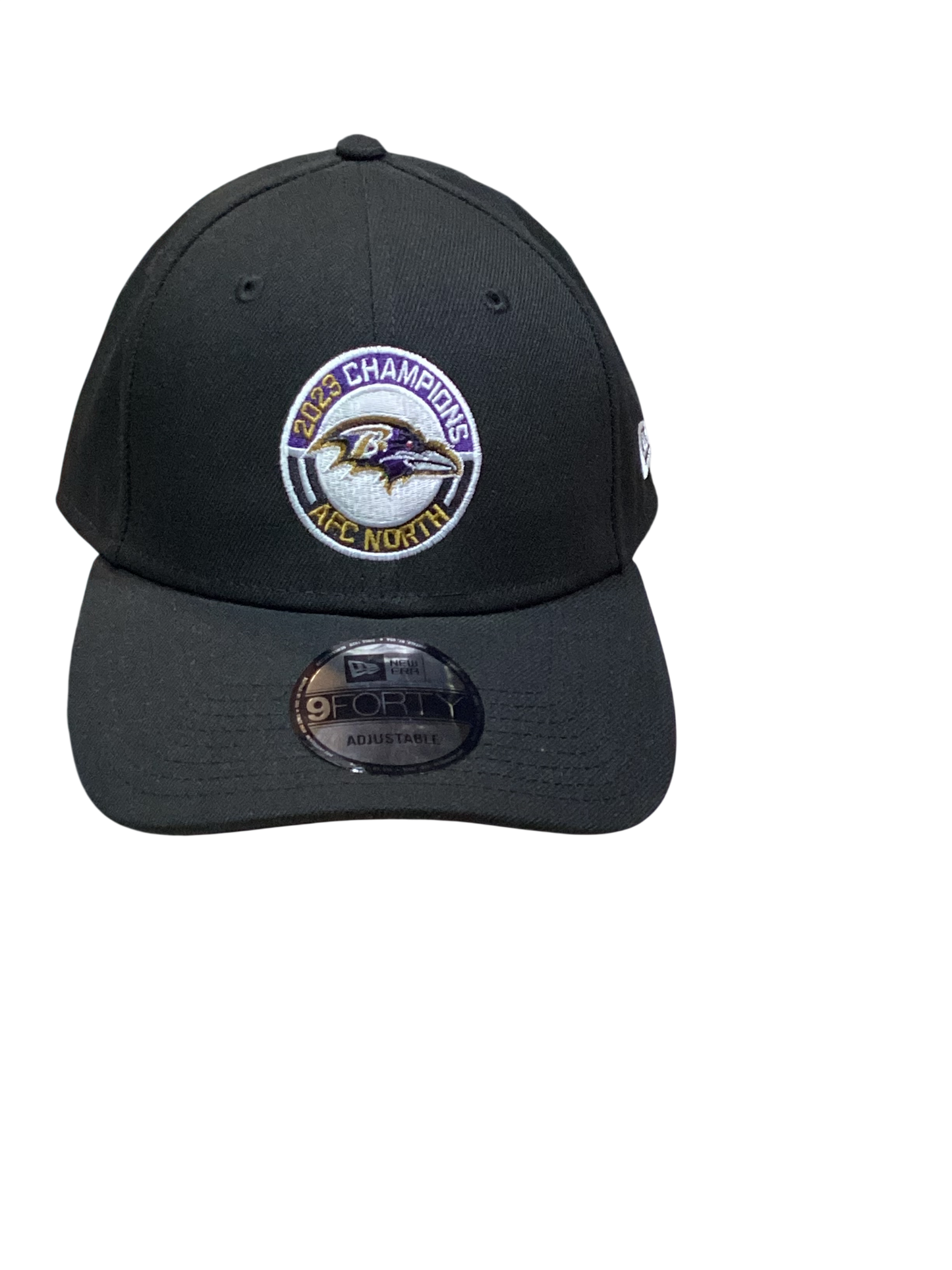 Baltimore Ravens '23 Circle AFC North Champions 9Forty Hat - Black