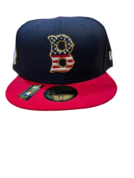 Red Sox New Era Stars and Stripes July 4th 59fifty Fitted Hats