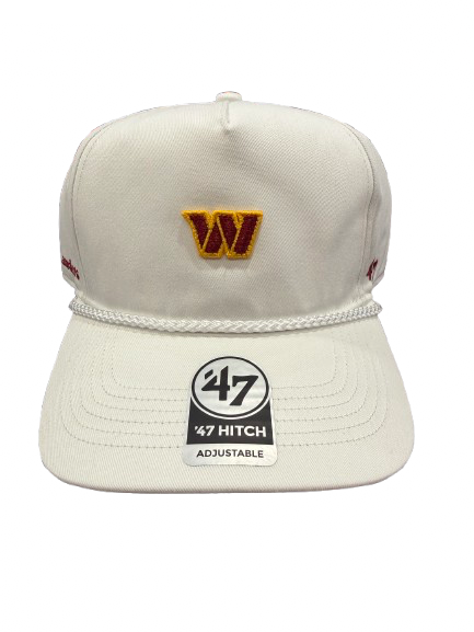 Washington Commanders '47  Contemporary Logo Hitch Adjustable Hat- White