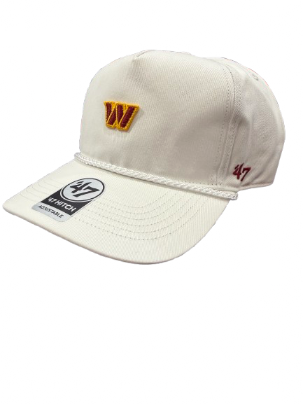 Washington Commanders '47  Contemporary Logo Hitch Adjustable Hat- White