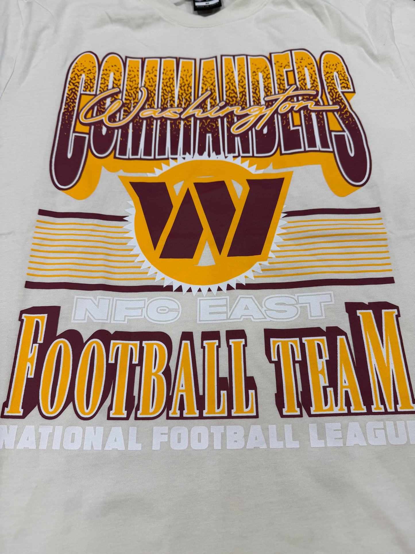 Washington Commanders Ulta Game NFC East T-shirt- Cream