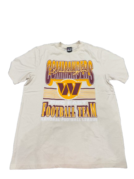 Washington Commanders Ulta Game NFC East T-shirt- Cream