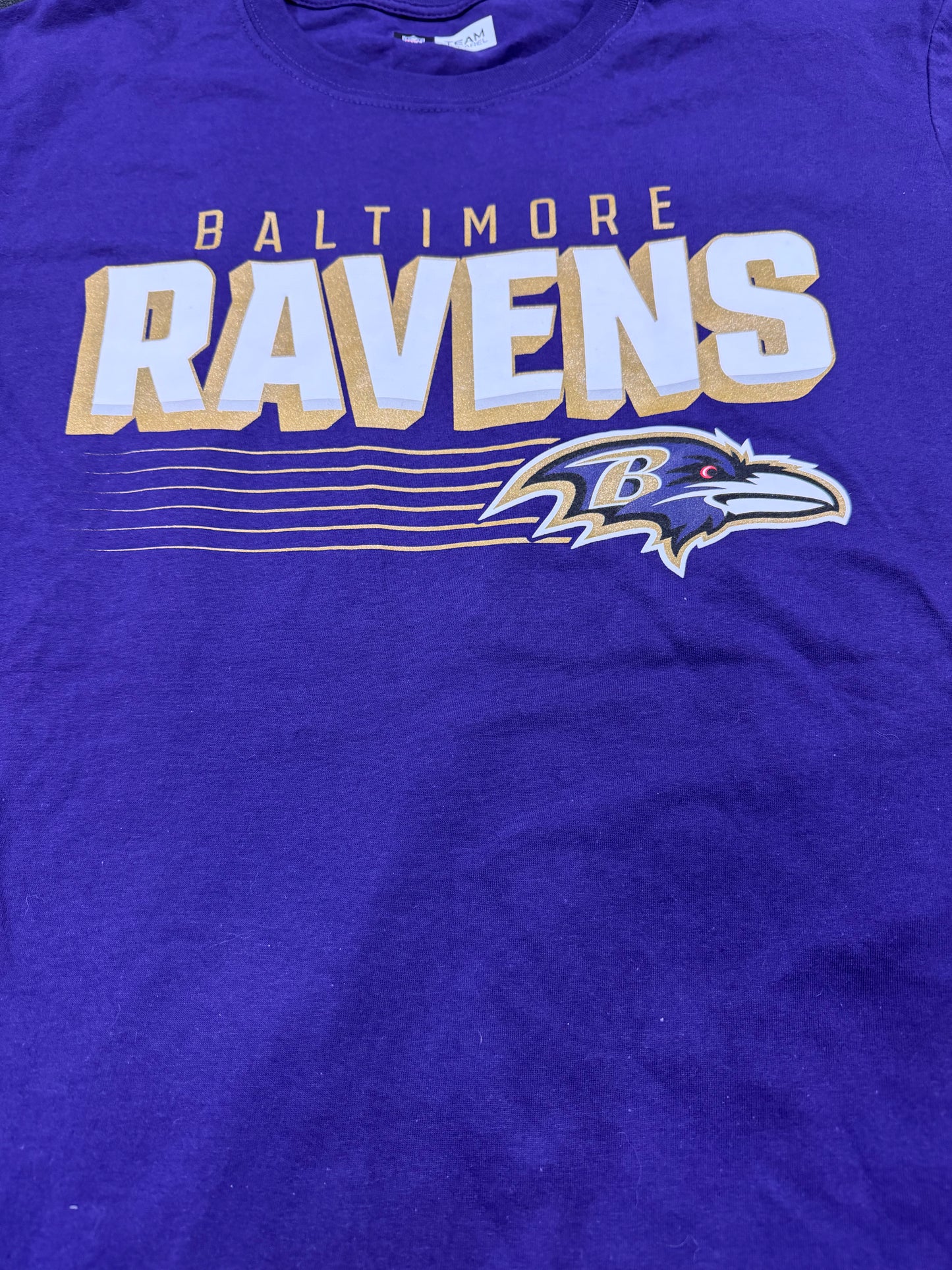 Baltimore Ravens Coverage Scheme Men's T-Shirt- Purple