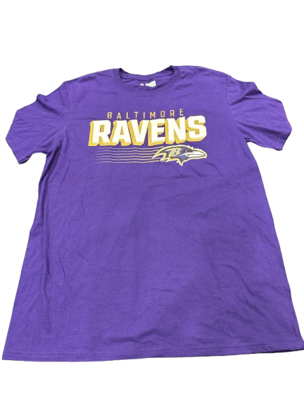 Baltimore Ravens Coverage Scheme Men's T-Shirt- Purple