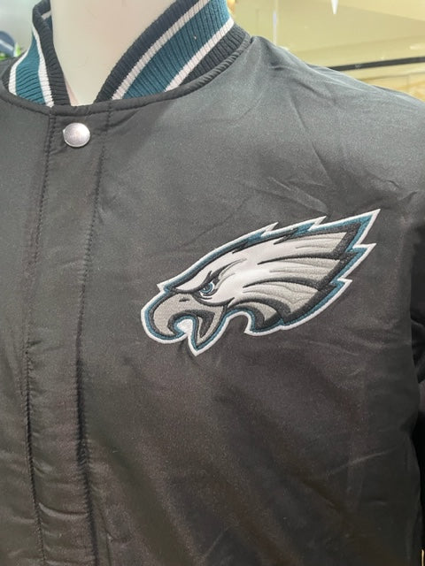 Philadelphia Eagles JH Desgin Commemorative Reversible Wool Nylon Men's Jacket