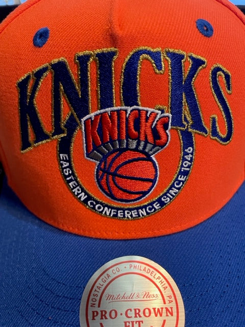 New York Knicks Mitchell & Ness Crown Jewels Pro Snapback Hat