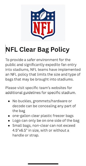 Pittsburgh Steelers FOCO Team Stripe Clear Crossbody Bag