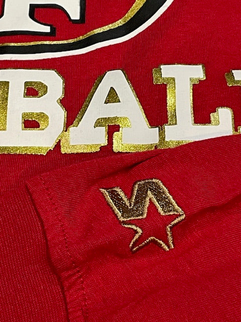 San Francisco 49ers Starter Hand Off Long Sleeve T-Shirt - Red