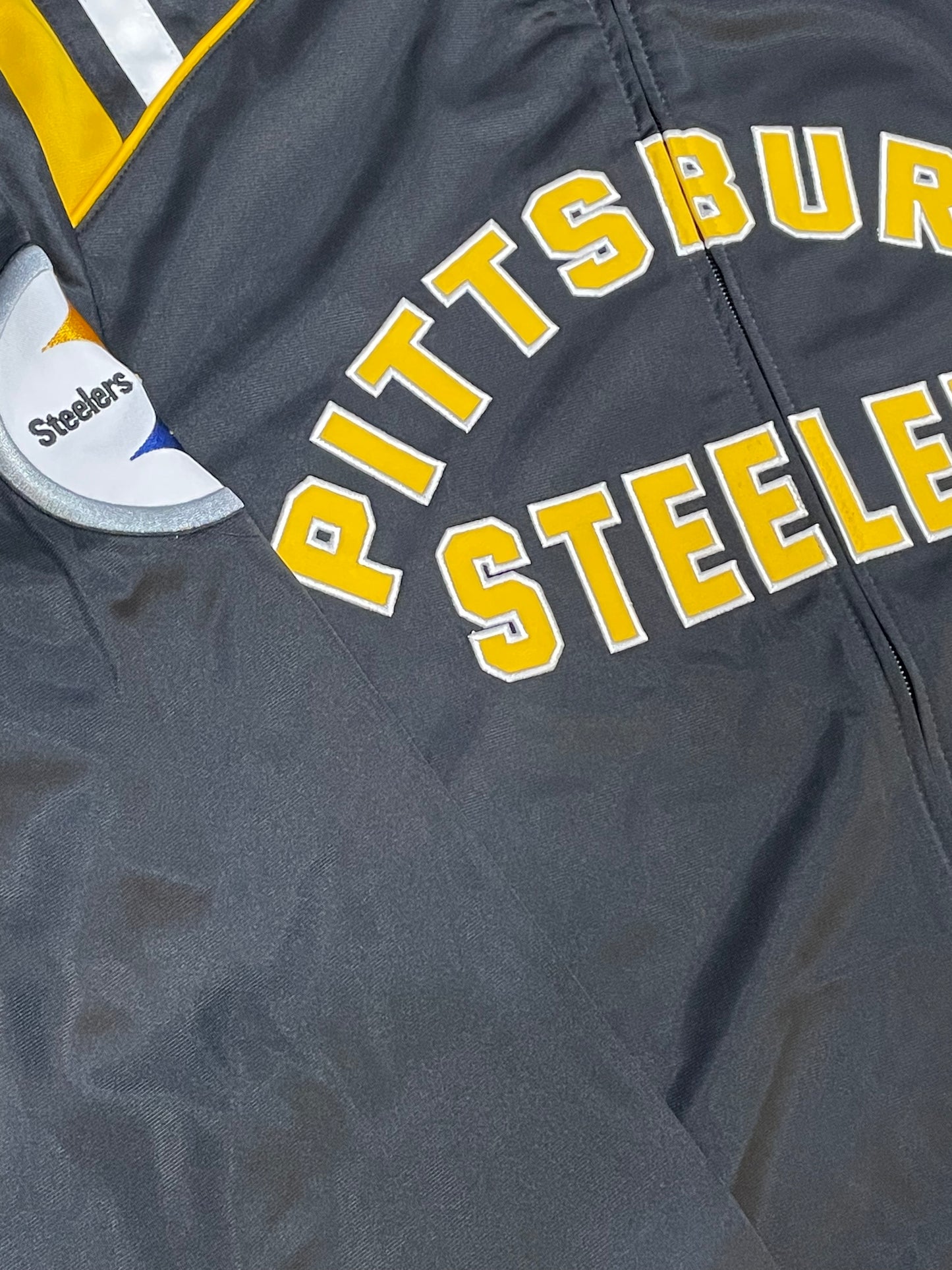 Pittsburgh Steelers G-III Pinch Hitter Track Jacket -Black