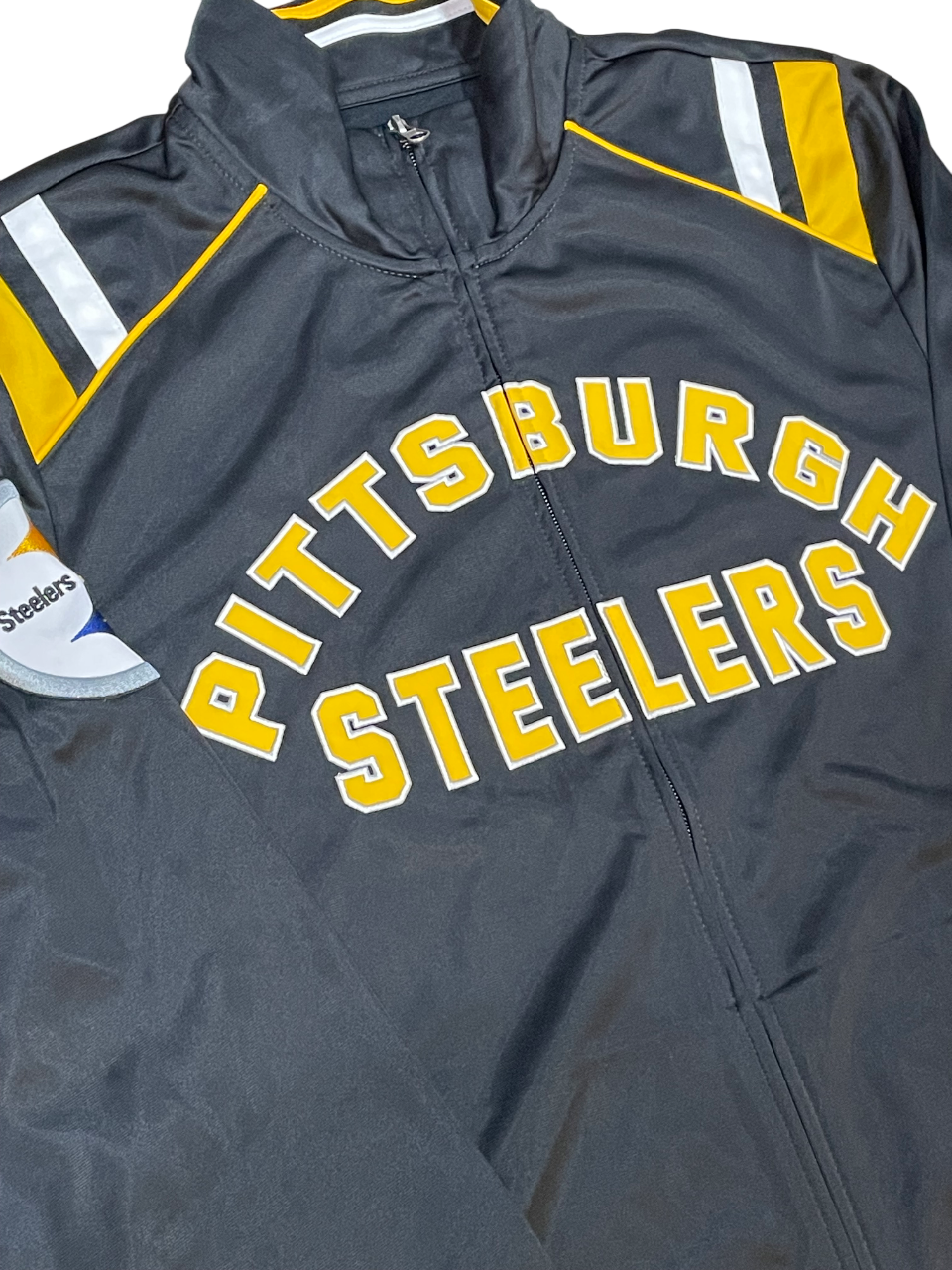 Pittsburgh Steelers G-III Pinch Hitter Track Jacket -Black