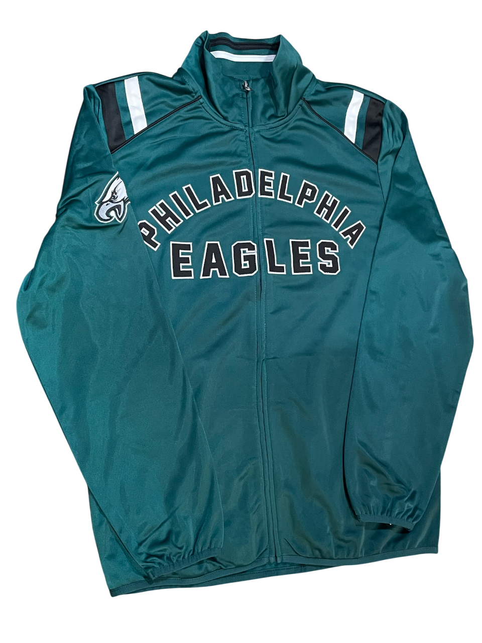 Philadelphia Eagles G-III Pinch Hitter Track Jacket - Green