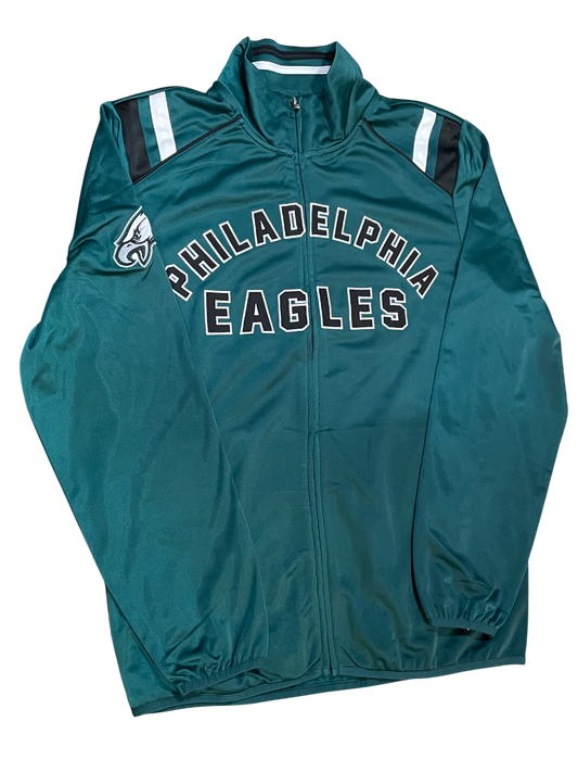 Philadelphia Eagles G-III Pinch Hitter Track Jacket - Green