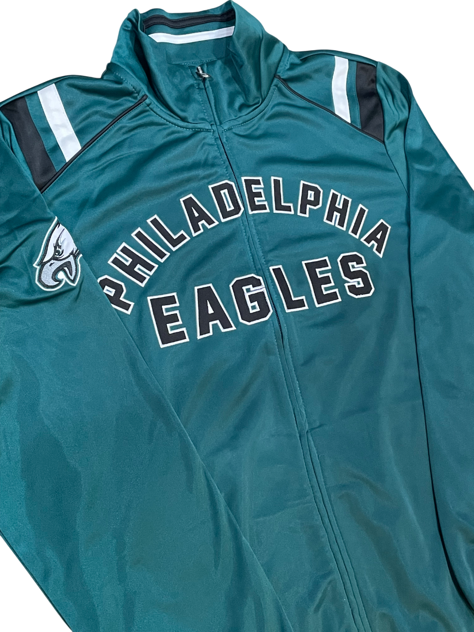 Philadelphia Eagles G-III Pinch Hitter Track Jacket - Green