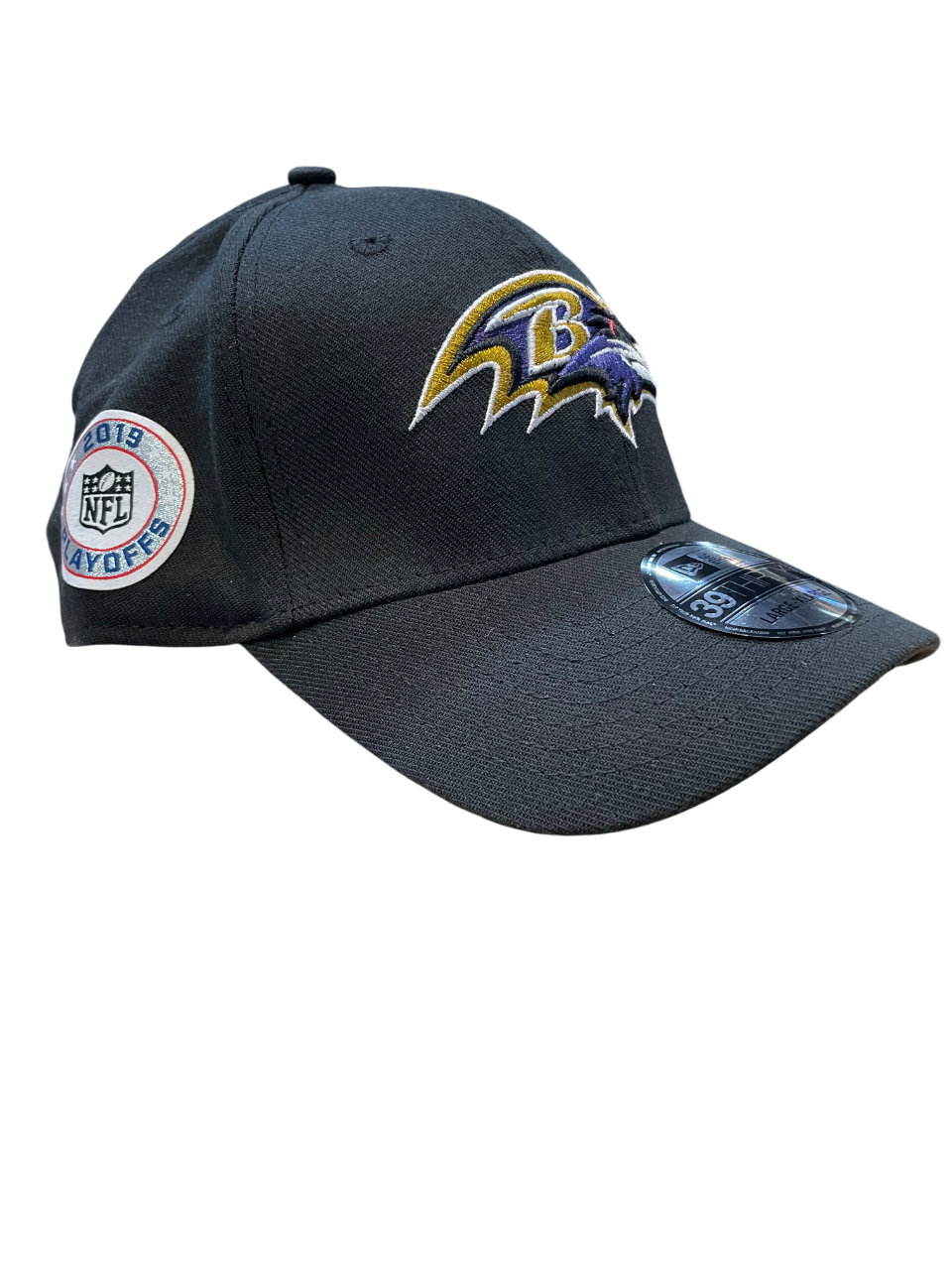 Baltimore Ravens New Era 2019 Play Off Side Patch 39Thirty Flex Fit