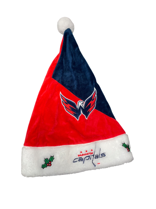Washington Capitals Team Color Block Santa Hat