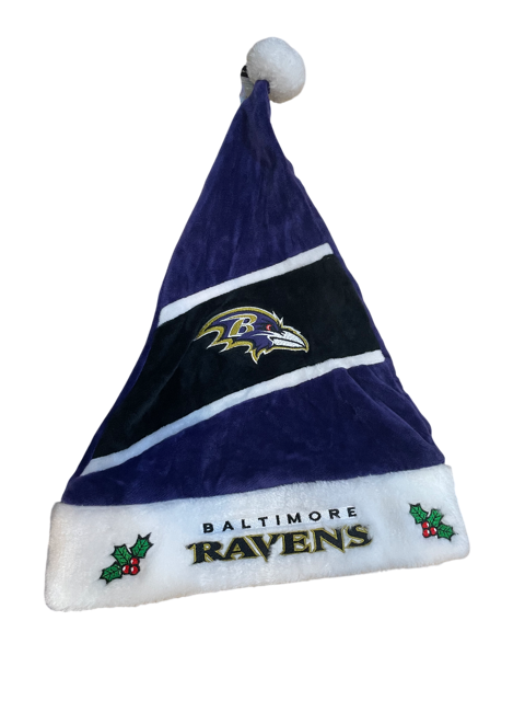 Baltimore Ravens FOCO Swoop Santa Hat