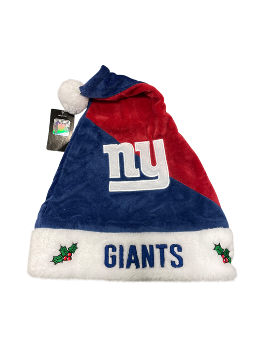 New York Giants FOCO Color Block Santa Hat