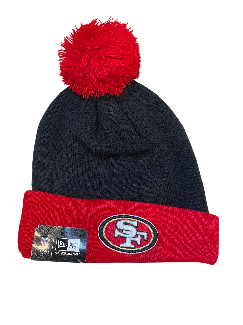 San Francisco 49ers New Era Basic Cuffed 2-Tone Knit Hat