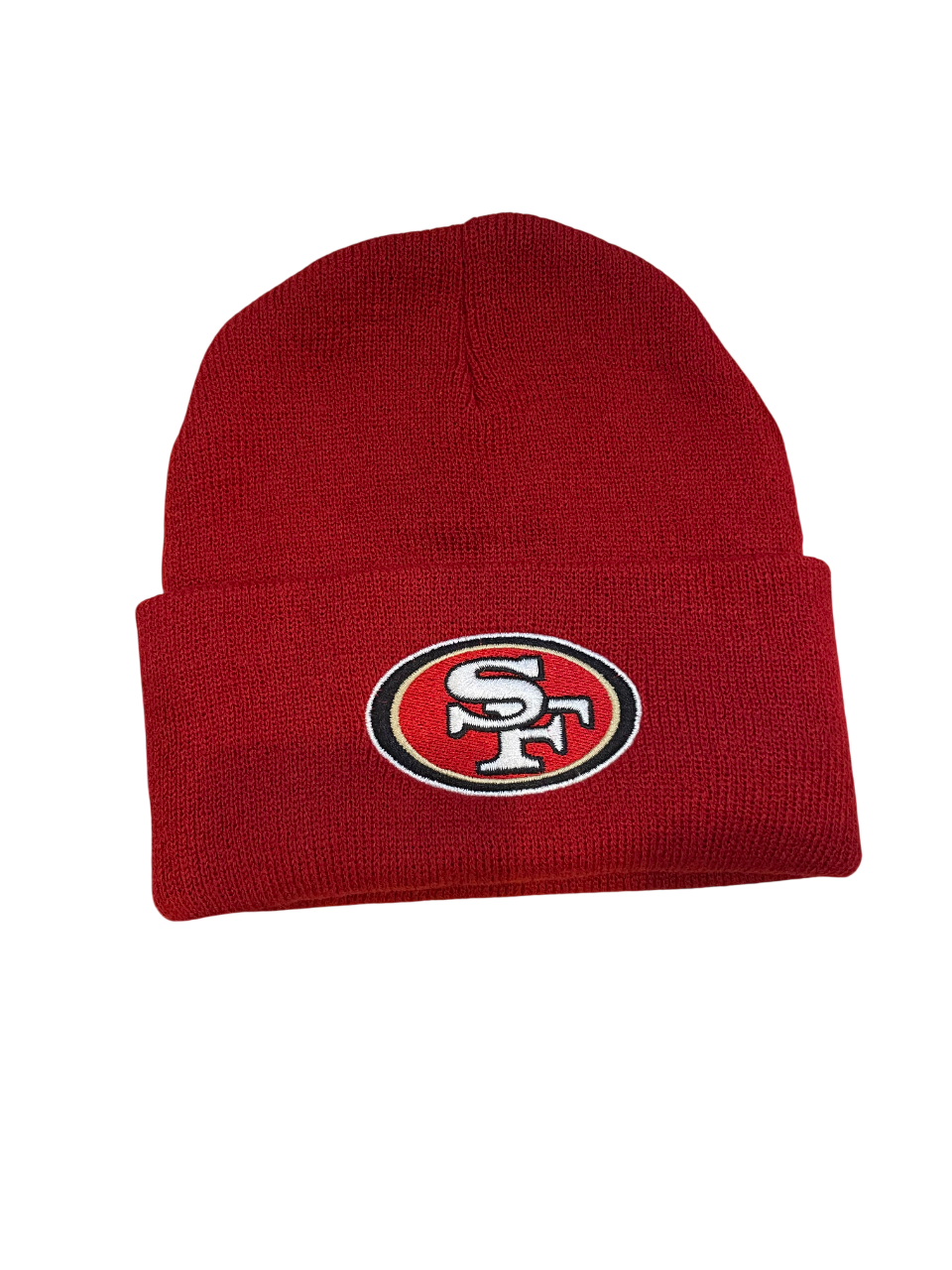 San Francisco 49ers Basic Cuffed Knit Hat-Red