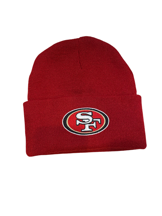 San Francisco 49ers Basic Cuffed Knit Hat-Red