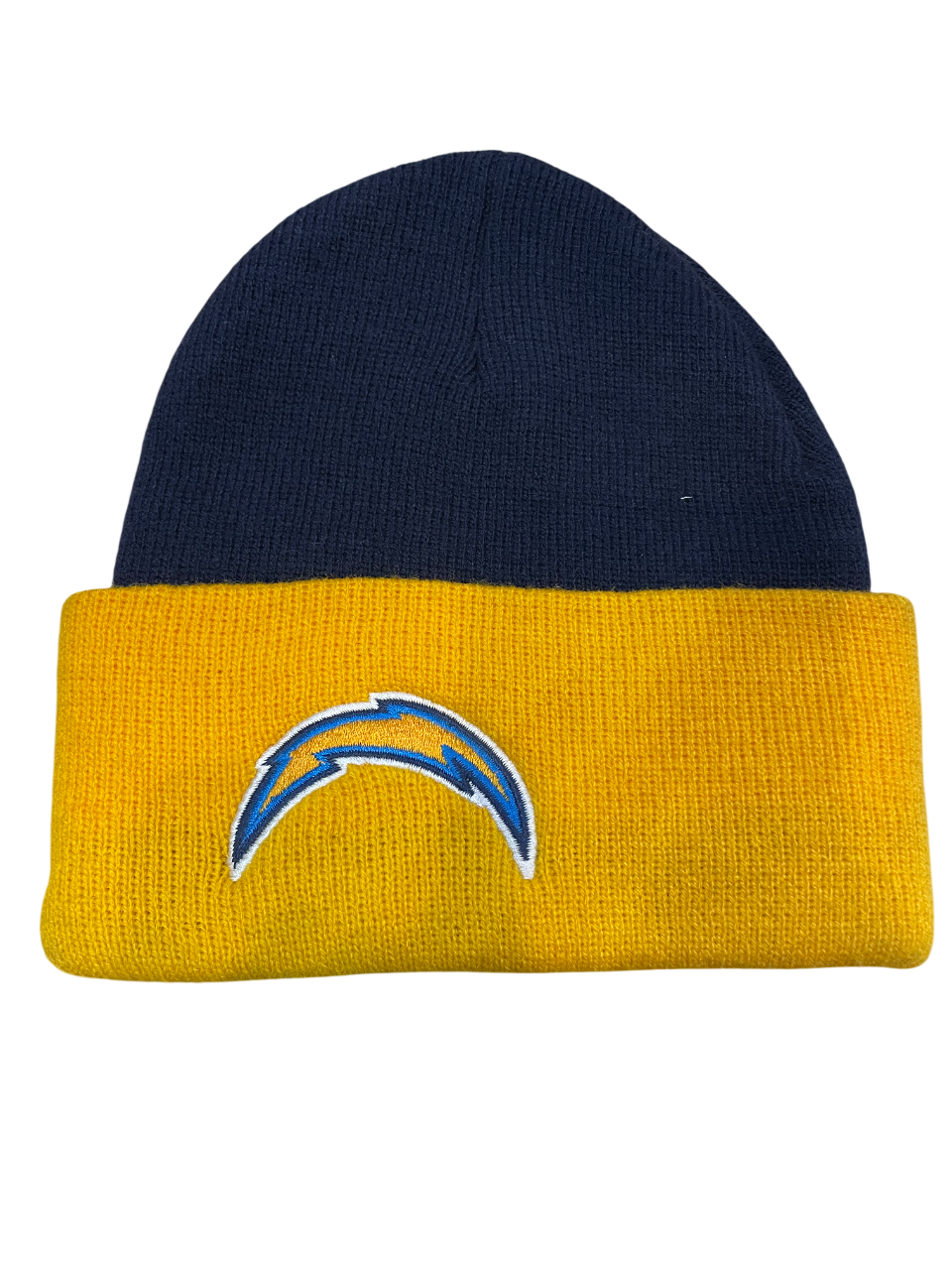 Los Angeles Chargers Basic Cuffed Knit Hat- Blue/Yellow