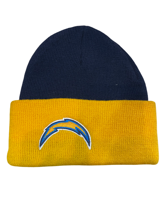 Los Angeles Chargers Basic Cuffed Knit Hat- Blue/Yellow