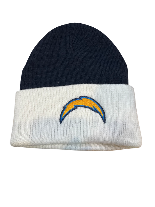 Los Angeles Chargers Basic Cuffed Knit Hat- Blue/White