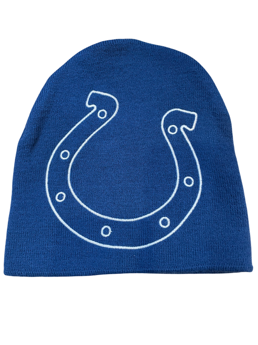 Indianapolis Colts Large Logo Knit Hat-Blue