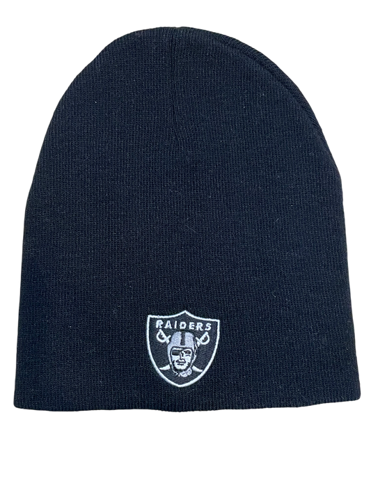 Las Vegas Raiders Basic Knit Hat- Black
