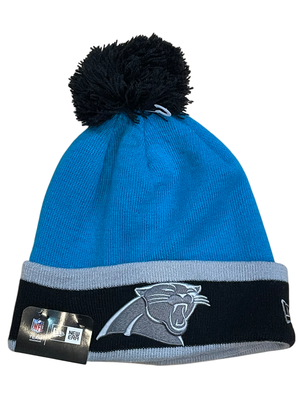 Carolina Panthers New Era Basic Cuffed 2-Tone Knit Hat