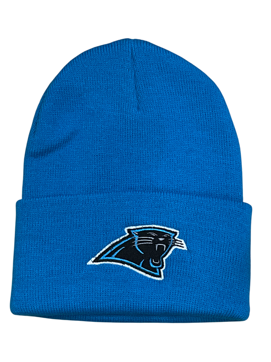 Carolina Panthers Basic Cuffed Knit Hat- Blue