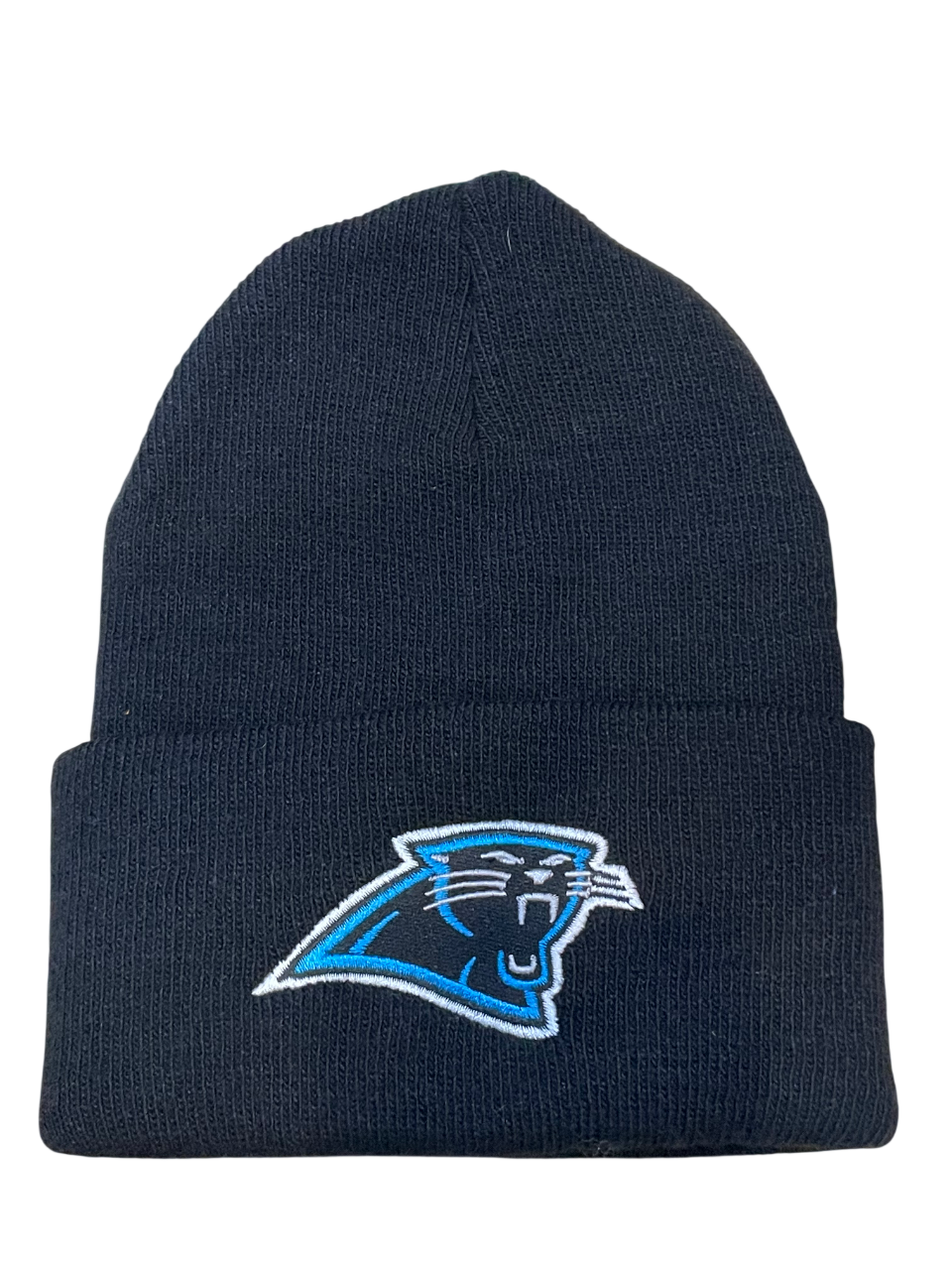 Carolina Panthers Basic Cuffed Knit Hat - Black