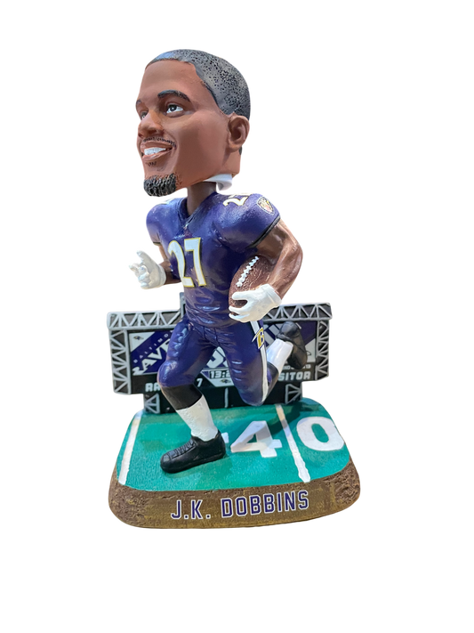 Baltimore Ravens FOCO J.K Dobbin Purple Score Board Bobble Head