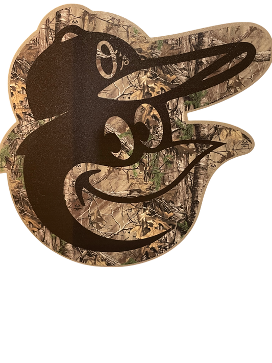 Baltimore Orioles  Wincraft Perfect Cut Real Tree Camo Decal 8"X8"