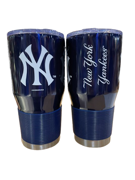 New York Yankees Logo Brands 30 oz Power Coat Ultra Tumbler